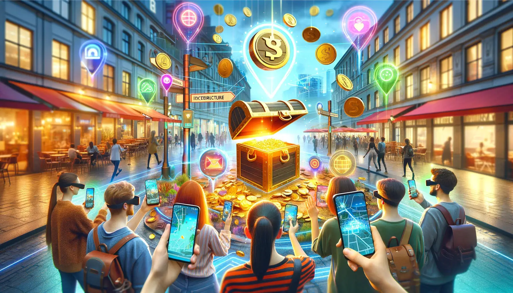 Build your treasure hunt with augmented reality